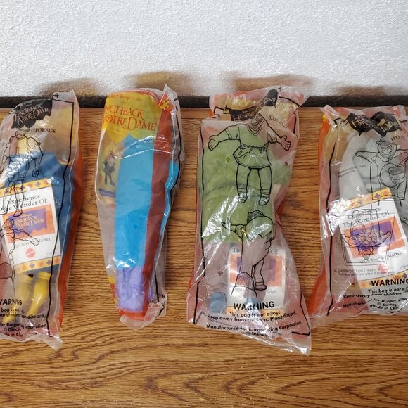Action Figues - New Disney The Hunchback of Notre Dame - Burger King - Lot of 4 - Picture 6 of 10